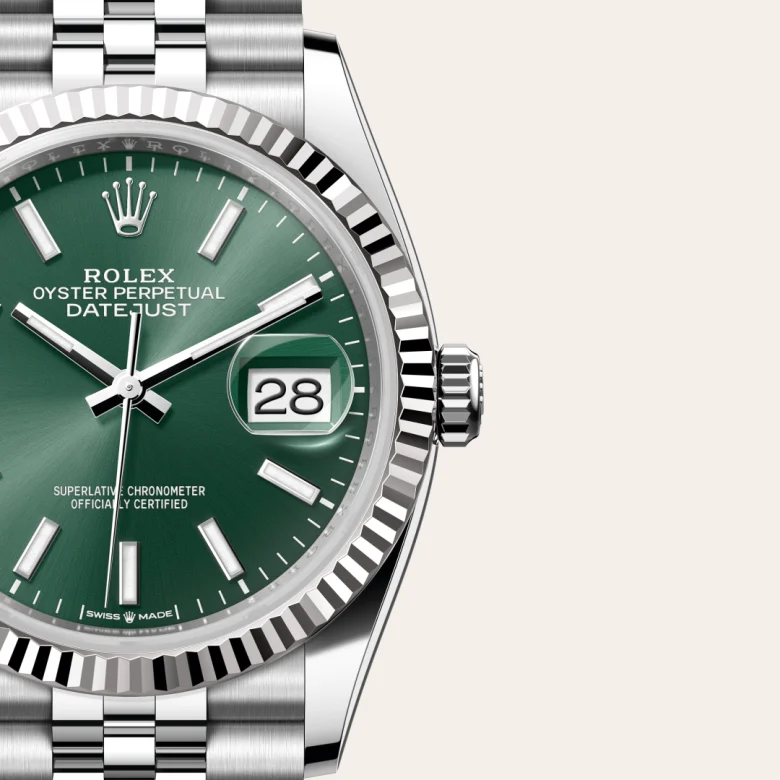 Rolex Datejust 36 White Gold Rolesor Oystersteel, M126234-0051